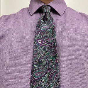 Bert Pulitzer all silk classic paisley men’s tie